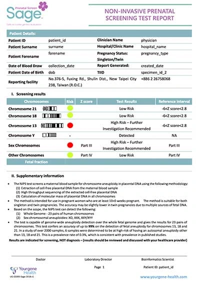 Sage SCA Example Screening Report